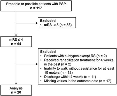 Effect of therapeutic exercise on the balance of patients with progressive supranuclear palsy: A pilot study